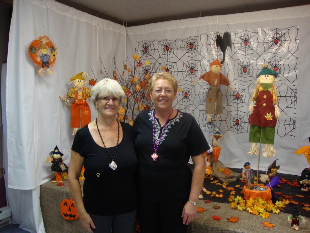Nos décoratrices Ghislaine et Carole